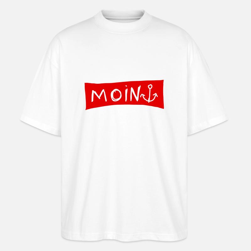 Moin - Stanley/Stella Oversized Unisex Bio T-Shirt Blaster 2.0 - Weiß