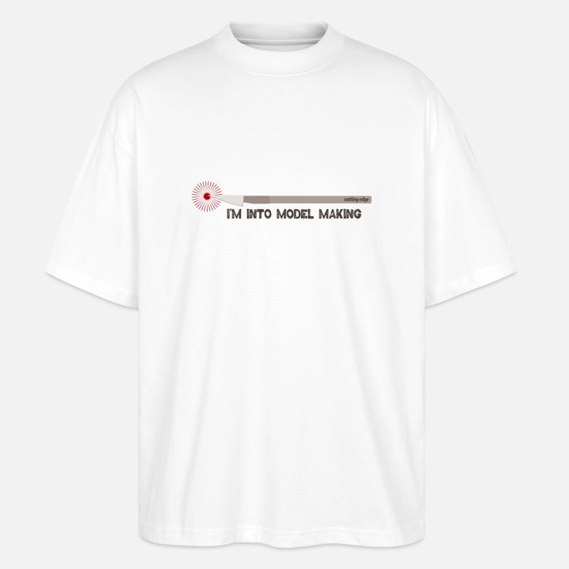 I'm into Model Making - Stanley/Stella Oversized Unisex Bio T-Shirt Blaster 2.0 - Weiß