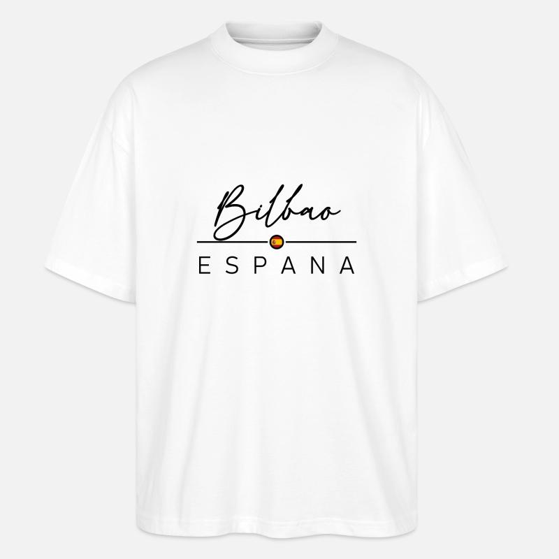 Espagne - Bilbao - Espagne - España - T-shirt bio Blaster 2.0 coupe oversize Stanley/Stella Unisexe - blanc