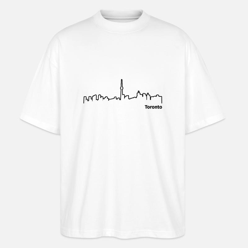 Toronto - Stanley/Stella Oversized Unisex Bio T-Shirt Blaster 2.0 - Weiß