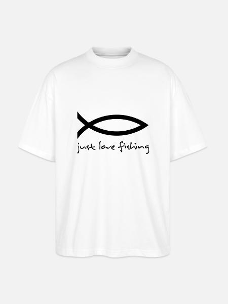 fishing - Stanley/Stella Oversized Unisex Organic T-shirt Blaster 2.0 - white