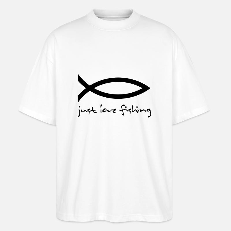 pêche - T-shirt bio Blaster 2.0 coupe oversize Stanley/Stella Unisexe - blanc