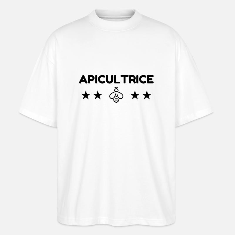 Bienenzucht / Imker / Biene / Honig - Stanley/Stella Oversized Unisex Bio T-Shirt Blaster 2.0 - Weiß