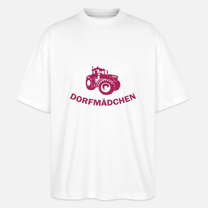 dorfmaedchen - Stanley/Stella Oversized Unisex Bio T-Shirt Blaster 2.0 - Weiß