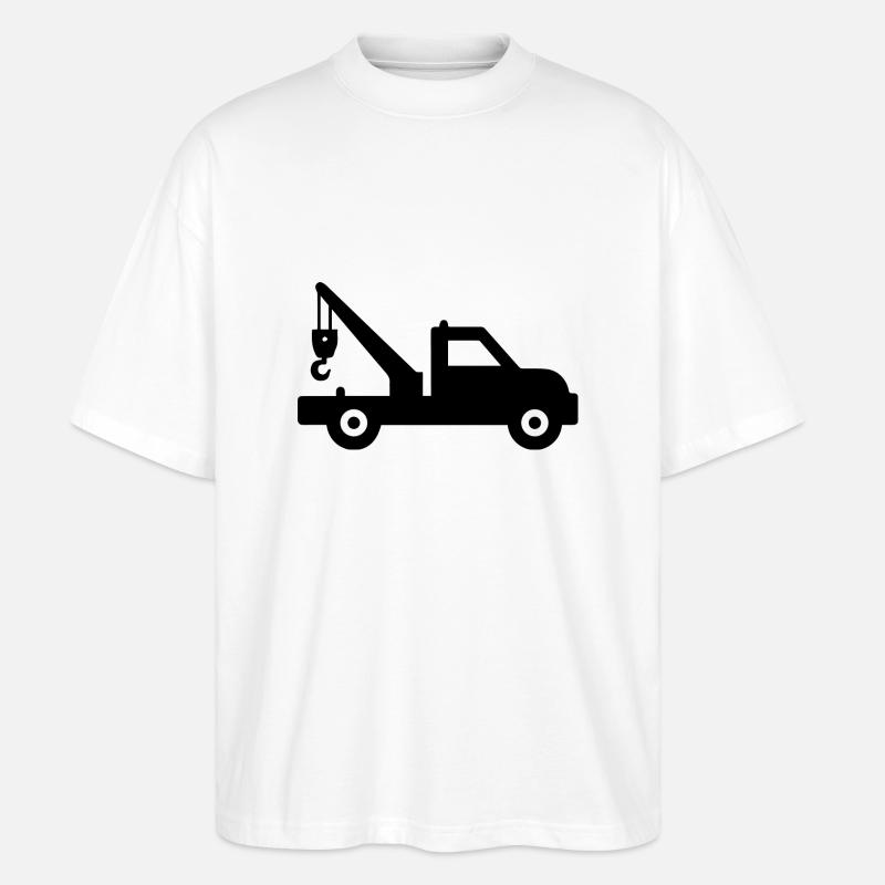 Der Abschleppwagen service 24h - Stanley/Stella Oversized Unisex Bio T-Shirt Blaster 2.0 - Weiß