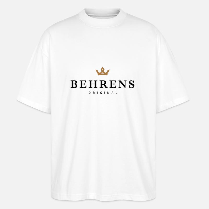 Behrens - Stanley/Stella Oversized Unisex Bio T-Shirt Blaster 2.0 - Weiß