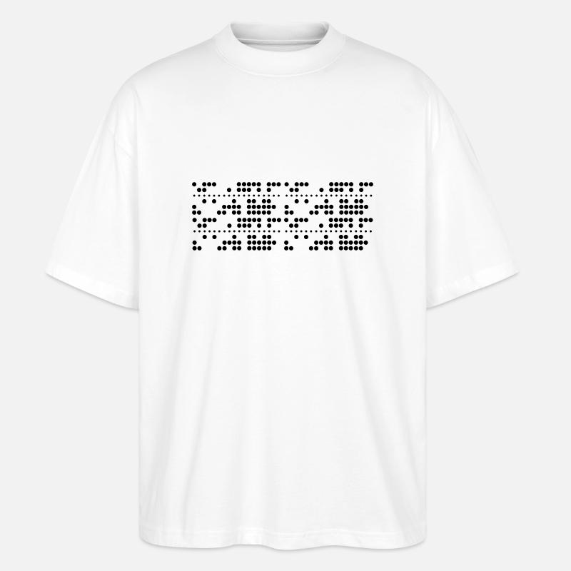 TheCode - Stanley/Stella Oversized Unisex Bio T-Shirt Blaster 2.0 - Weiß