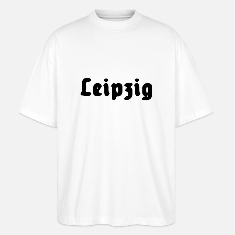 leipzig - Stanley/Stella Oversized Unisex Bio T-Shirt Blaster 2.0 - Weiß
