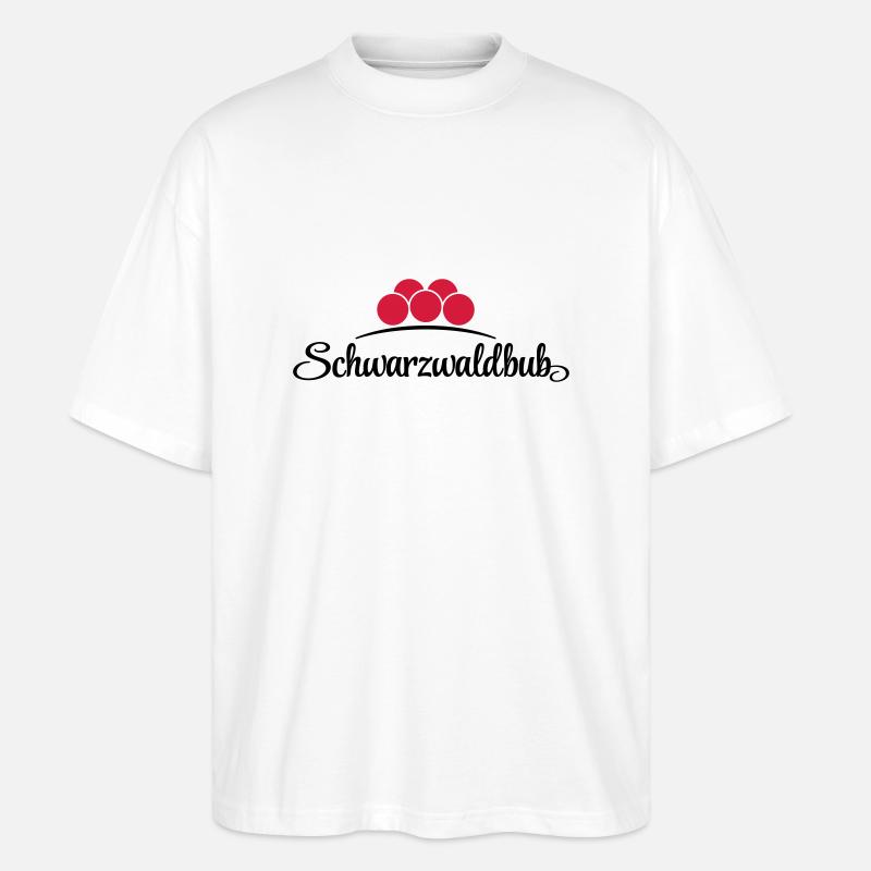 Schwarzwaldbub - Stanley/Stella Oversized Unisex Bio T-Shirt Blaster 2.0 - Weiß