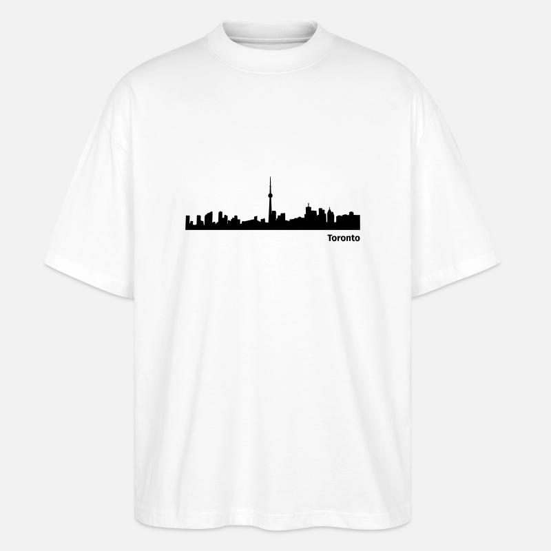 Toronto - Stanley/Stella Oversized Unisex Bio T-Shirt Blaster 2.0 - Weiß