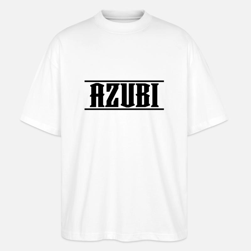 AZUBI white Tshirt - Stanley/Stella Oversized Unisex Bio T-Shirt Blaster 2.0 - Weiß