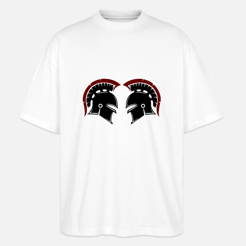 spartaner 2 - Stanley/Stella Oversized Unisex Bio T-Shirt Blaster 2.0 - Weiß