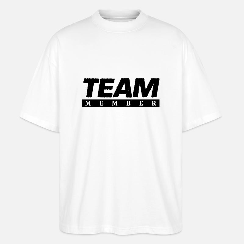 team member 1 - Stanley/Stella Oversized Unisex Bio T-Shirt Blaster 2.0 - Weiß