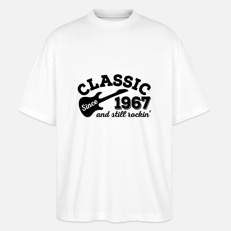 1967 - Stanley/Stella Oversized Unisex Bio T-Shirt Blaster 2.0 - Weiß