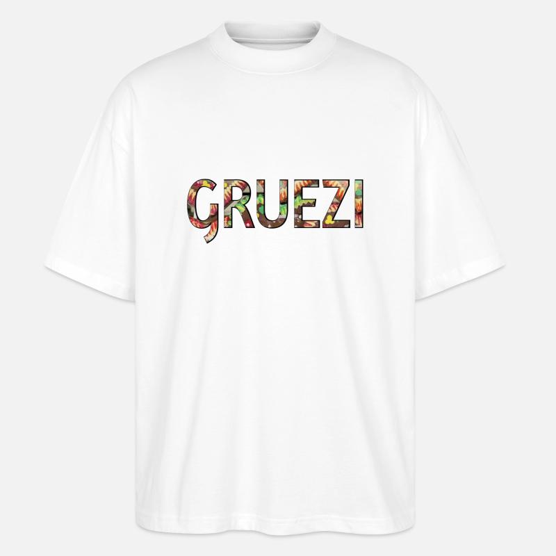 GRUEZI - Stanley/Stella Oversized Unisex Bio T-Shirt Blaster 2.0 - Weiß