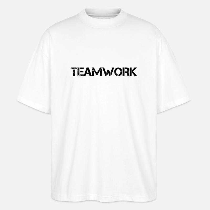 Teamwork Group Teamwork - Stanley/Stella Oversized Unisex Organic T-shirt Blaster 2.0 - white