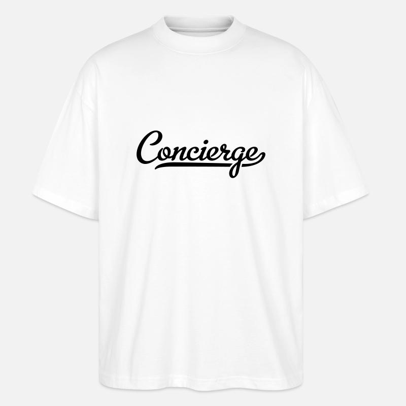 Concierge - Stanley/Stella Oversized Unisex Bio T-Shirt Blaster 2.0 - Weiß