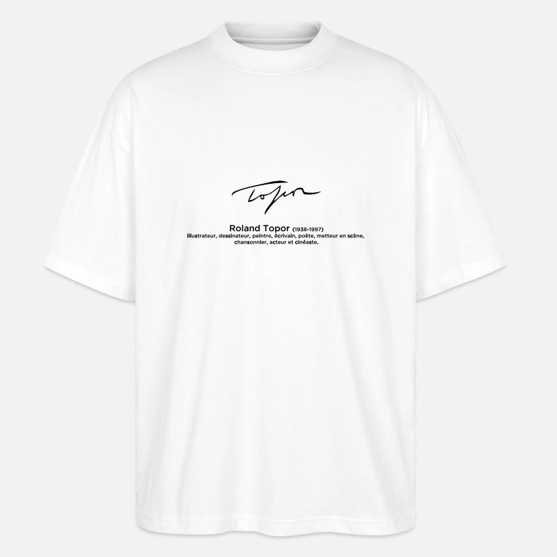Roland Topor - T-shirt bio Blaster 2.0 coupe oversize Stanley/Stella Unisexe - blanc