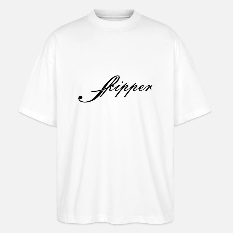 skipper_vec_1 de - Stanley/Stella Oversized Unisex Bio T-Shirt Blaster 2.0 - Weiß