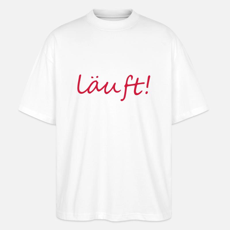 Exécution. - T-shirt bio Blaster 2.0 coupe oversize Stanley/Stella Unisexe - blanc