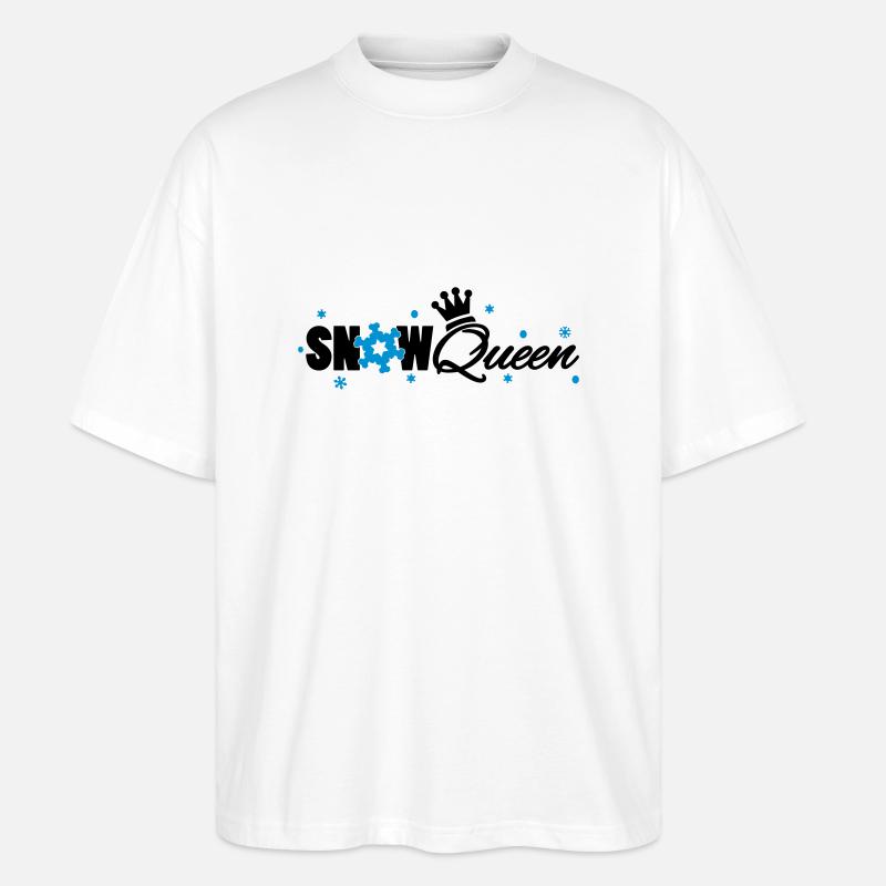 Snowqueen - Stanley/Stella Oversized Unisex Bio T-Shirt Blaster 2.0 - Weiß