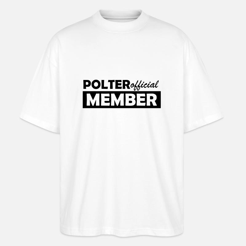 polter member official - Stanley/Stella Oversized Unisex Bio T-Shirt Blaster 2.0 - Weiß