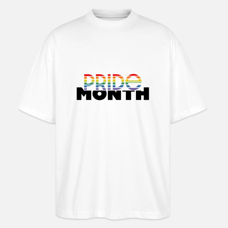 Pride month - Stanley/Stella Oversized Unisex Bio T-Shirt Blaster 2.0 - Weiß
