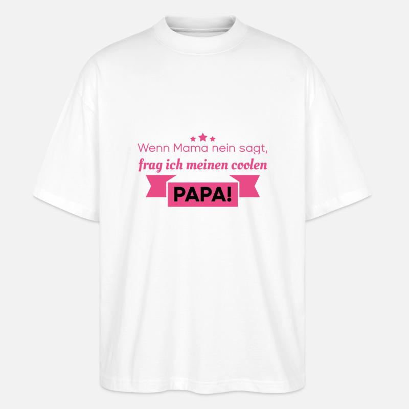 Babysprüche - Stanley/Stella Oversized Unisex Bio T-Shirt Blaster 2.0 - Weiß