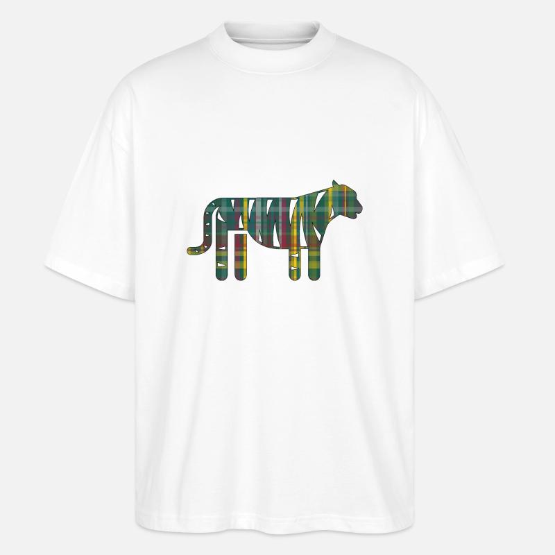 Tiger - Stanley/Stella Oversized Unisex Bio T-Shirt Blaster 2.0 - Weiß