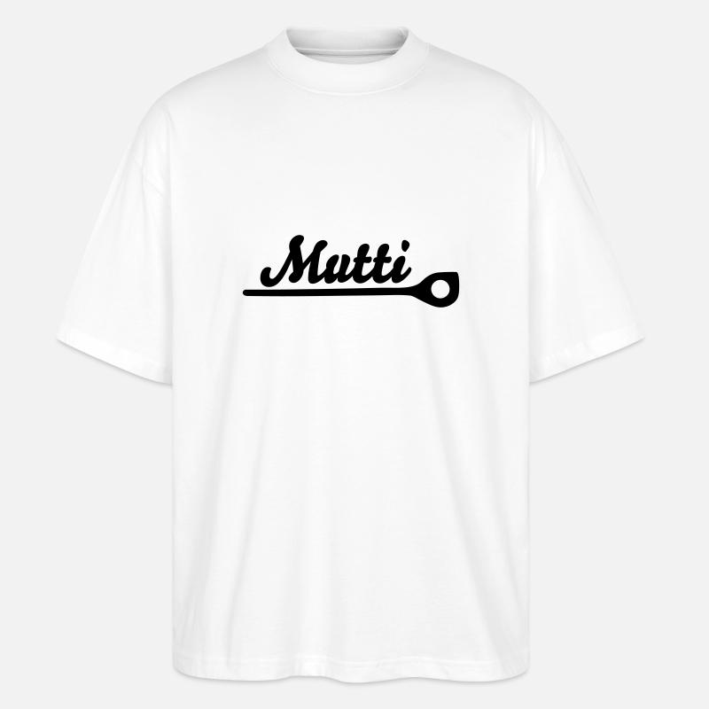 Cuisine de maman! - T-shirt bio Blaster 2.0 coupe oversize Stanley/Stella Unisexe - blanc