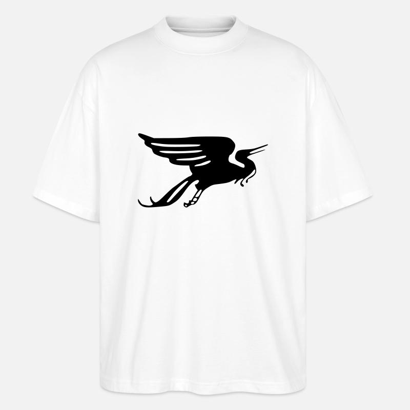 Wandervogel - Stanley/Stella Oversized Unisex Bio T-Shirt Blaster 2.0 - Weiß