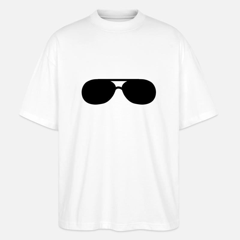 Sonnenbrille - Stanley/Stella Oversized Unisex Bio T-Shirt Blaster 2.0 - Weiß