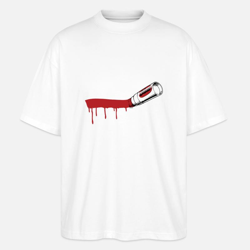 Marker Swoosh - Stanley/Stella Oversized Unisex Bio T-Shirt Blaster 2.0 - Weiß