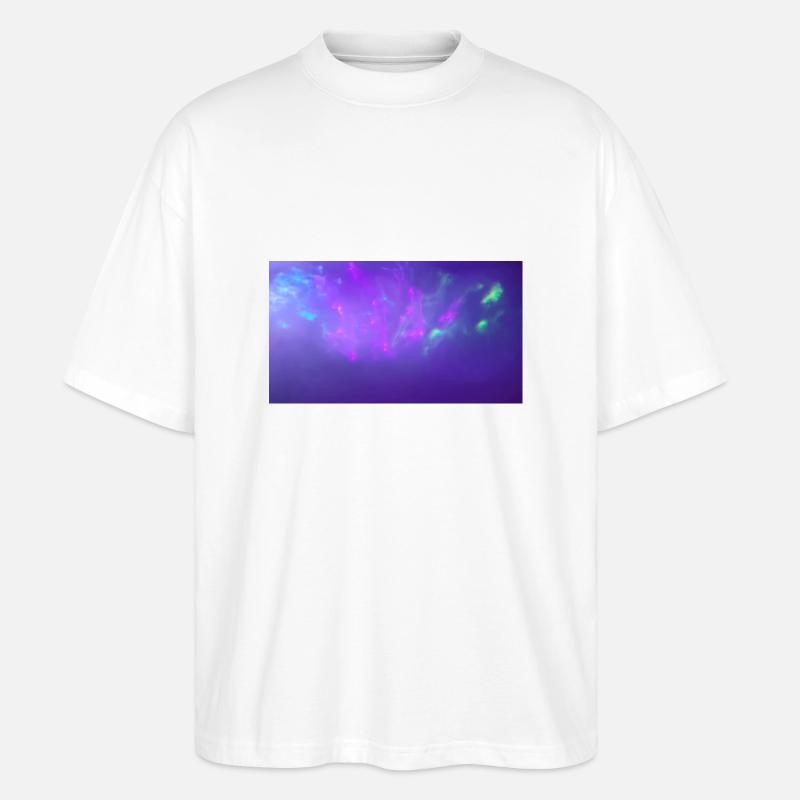 Neon Space - Stanley/Stella Oversized Unisex Bio T-Shirt Blaster 2.0 - Weiß