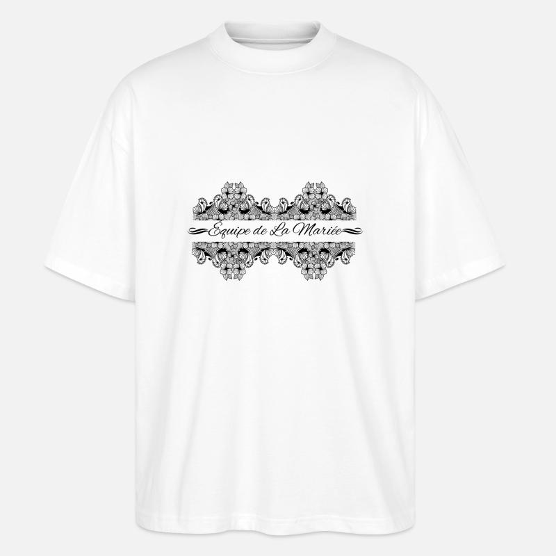 Spitzenbraut-Team - Stanley/Stella Oversized Unisex Bio T-Shirt Blaster 2.0 - Weiß