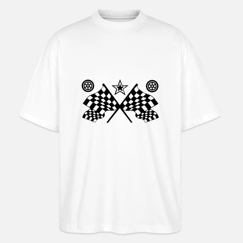 Auto - Stanley/Stella Oversized Unisex Bio T-Shirt Blaster 2.0 - Weiß