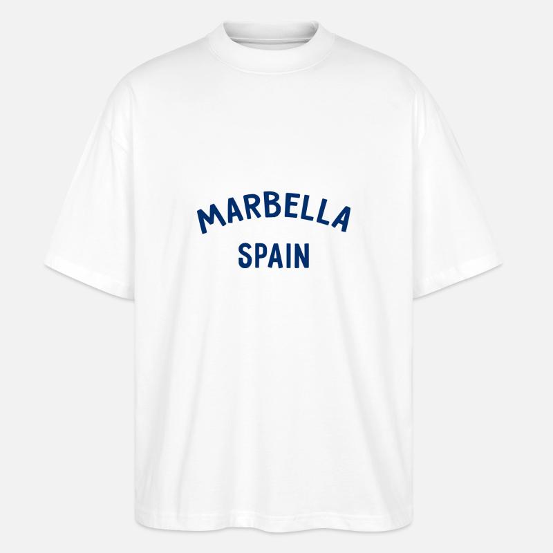 Marbella Spain Spanien Espana - Stanley/Stella Oversized Unisex Bio T-Shirt Blaster 2.0 - Weiß