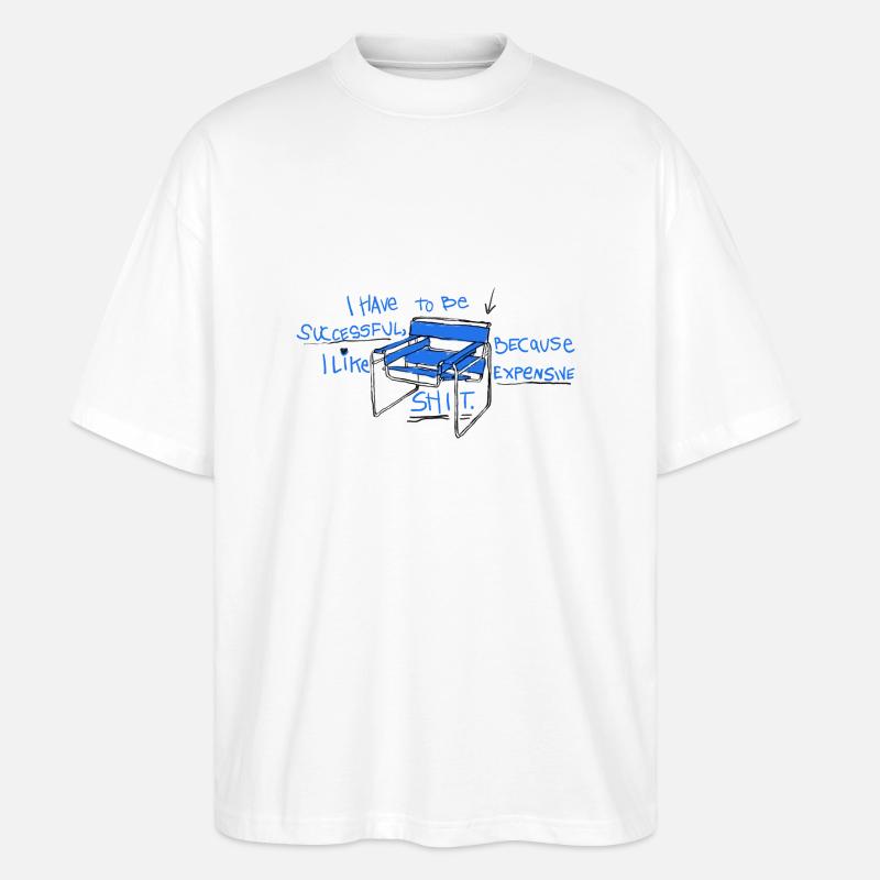 Devis de goût coûteux - T-shirt bio Blaster 2.0 coupe oversize Stanley/Stella Unisexe - blanc