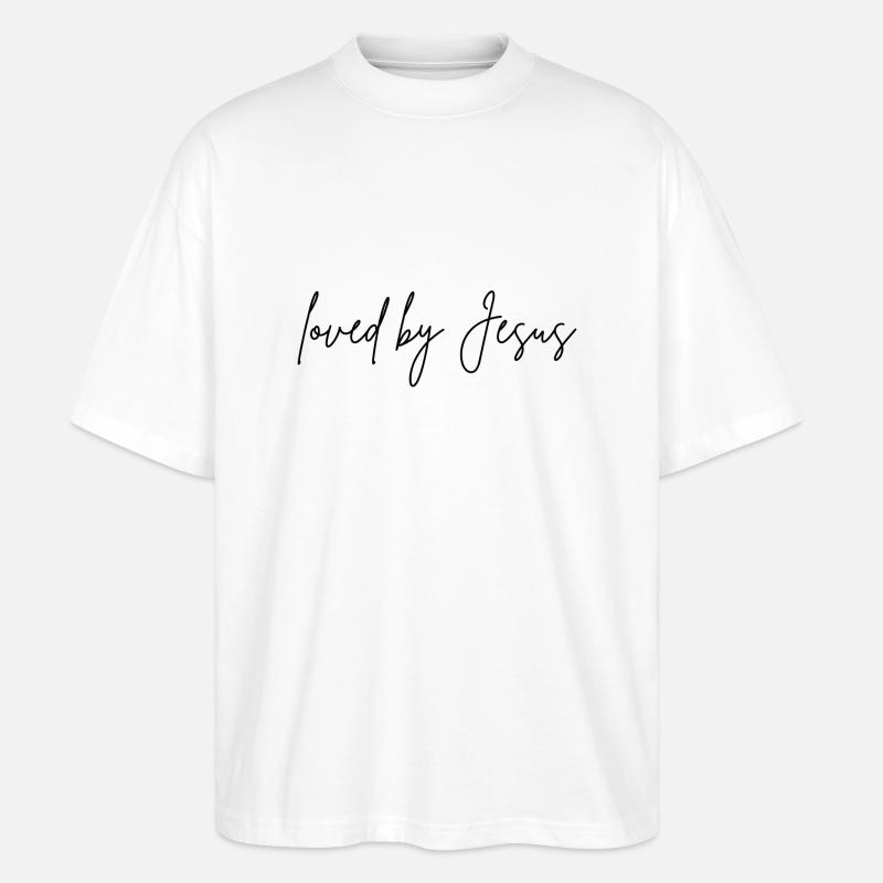 aimé de Jésus - T-shirt bio Blaster 2.0 coupe oversize Stanley/Stella Unisexe - blanc