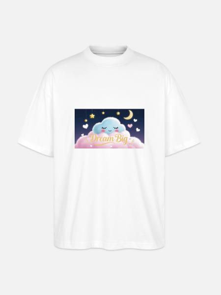 Dream Big - Stanley/Stella Oversized Unisex Bio T-Shirt Blaster 2.0 - Weiß