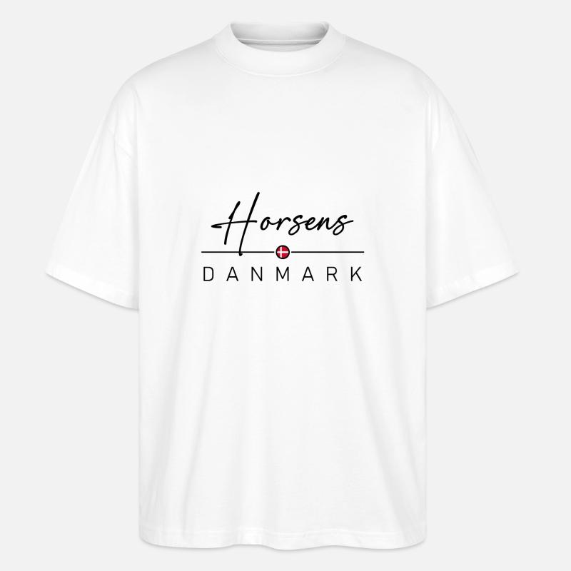 Dänemark - Horsens - Danmark - Denmark - Stanley/Stella Oversized Unisex Bio T-Shirt Blaster 2.0 - Weiß