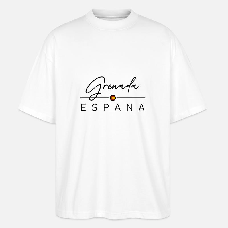 Espagne - Grenade - Espagne - España - T-shirt bio Blaster 2.0 coupe oversize Stanley/Stella Unisexe - blanc
