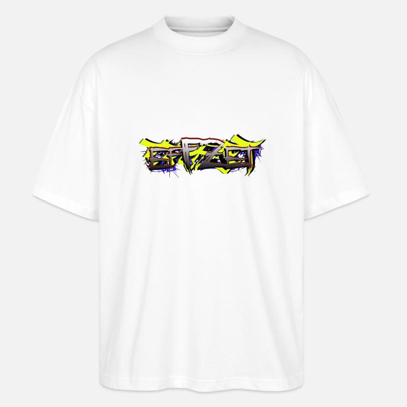 efFZet RAPpresent LoGo - Stanley/Stella Oversized Unisex Bio T-Shirt Blaster 2.0 - Weiß