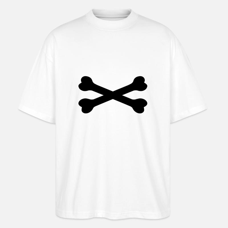 Bones - Stanley/Stella Oversized Unisex Organic T-shirt Blaster 2.0 - white
