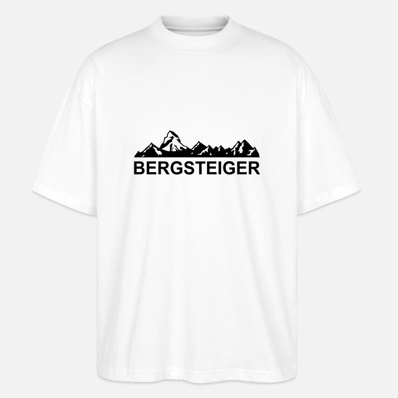 bergsteiger - Stanley/Stella Oversized Unisex Bio T-Shirt Blaster 2.0 - Weiß