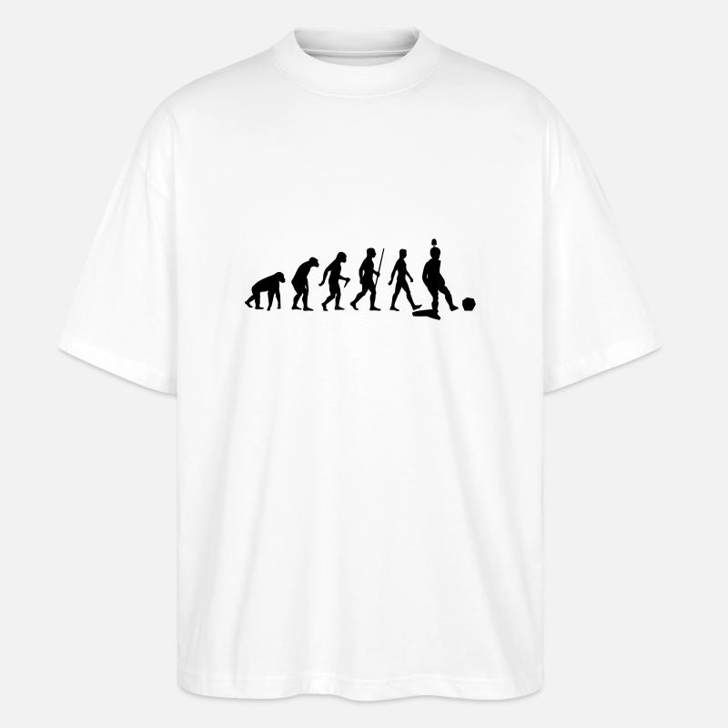 Evolution Tippkick - Stanley/Stella Oversized Unisex Bio T-Shirt Blaster 2.0 - Weiß