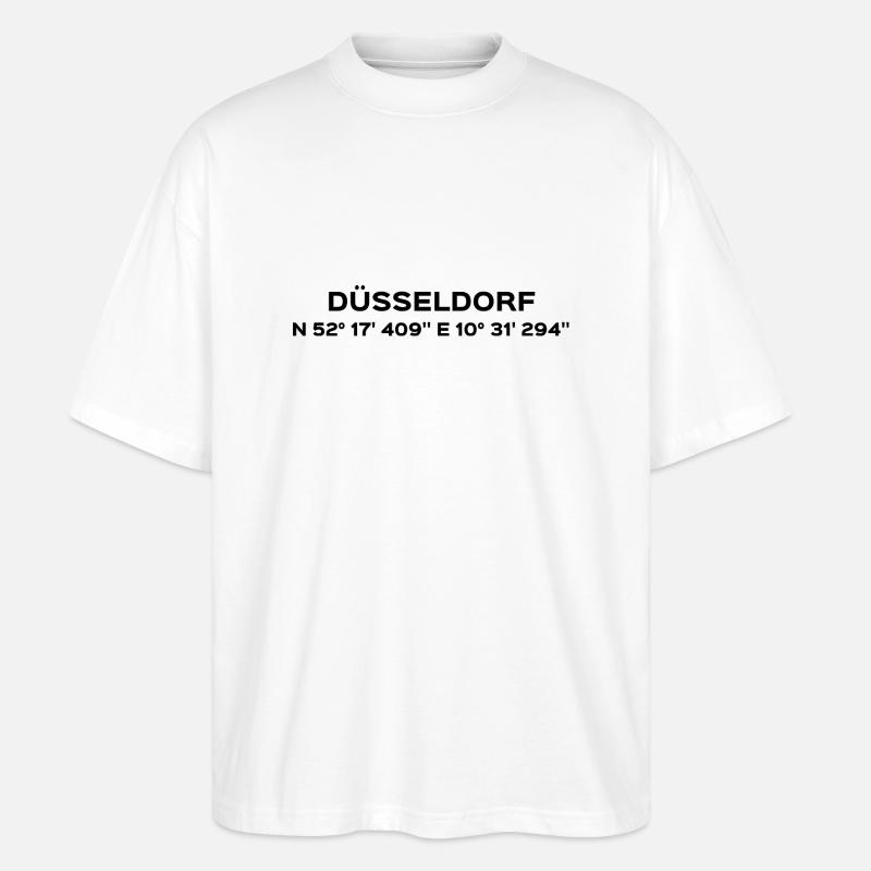 Düsseldorf - Stanley/Stella Oversized Unisex Bio T-Shirt Blaster 2.0 - Weiß