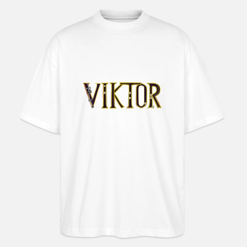 Viktor - Stanley/Stella Oversized Unisex Bio T-Shirt Blaster 2.0 - Weiß