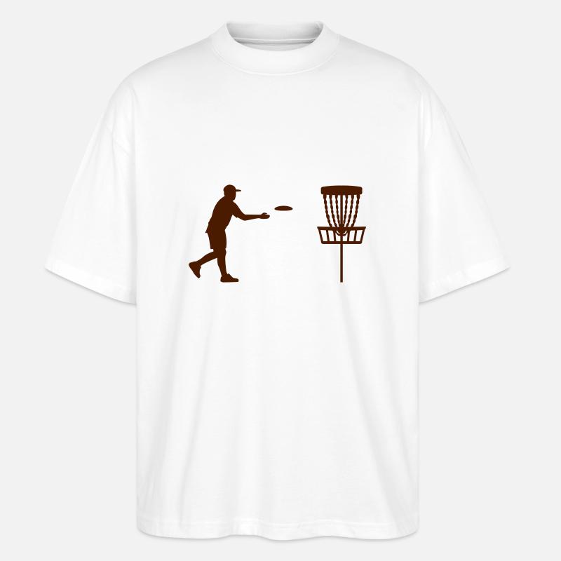 Disc golf - Stanley/Stella Oversized Unisex Bio T-Shirt Blaster 2.0 - Weiß