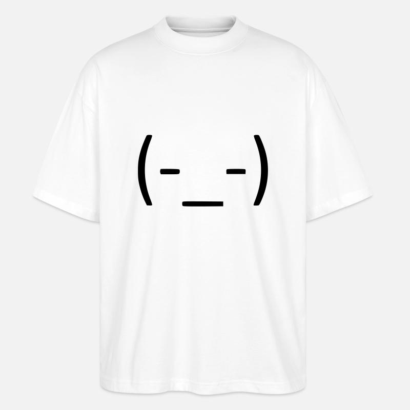 Just keep calm! 😑 - Stanley/Stella Oversized Unisex Organic T-shirt Blaster 2.0 - white